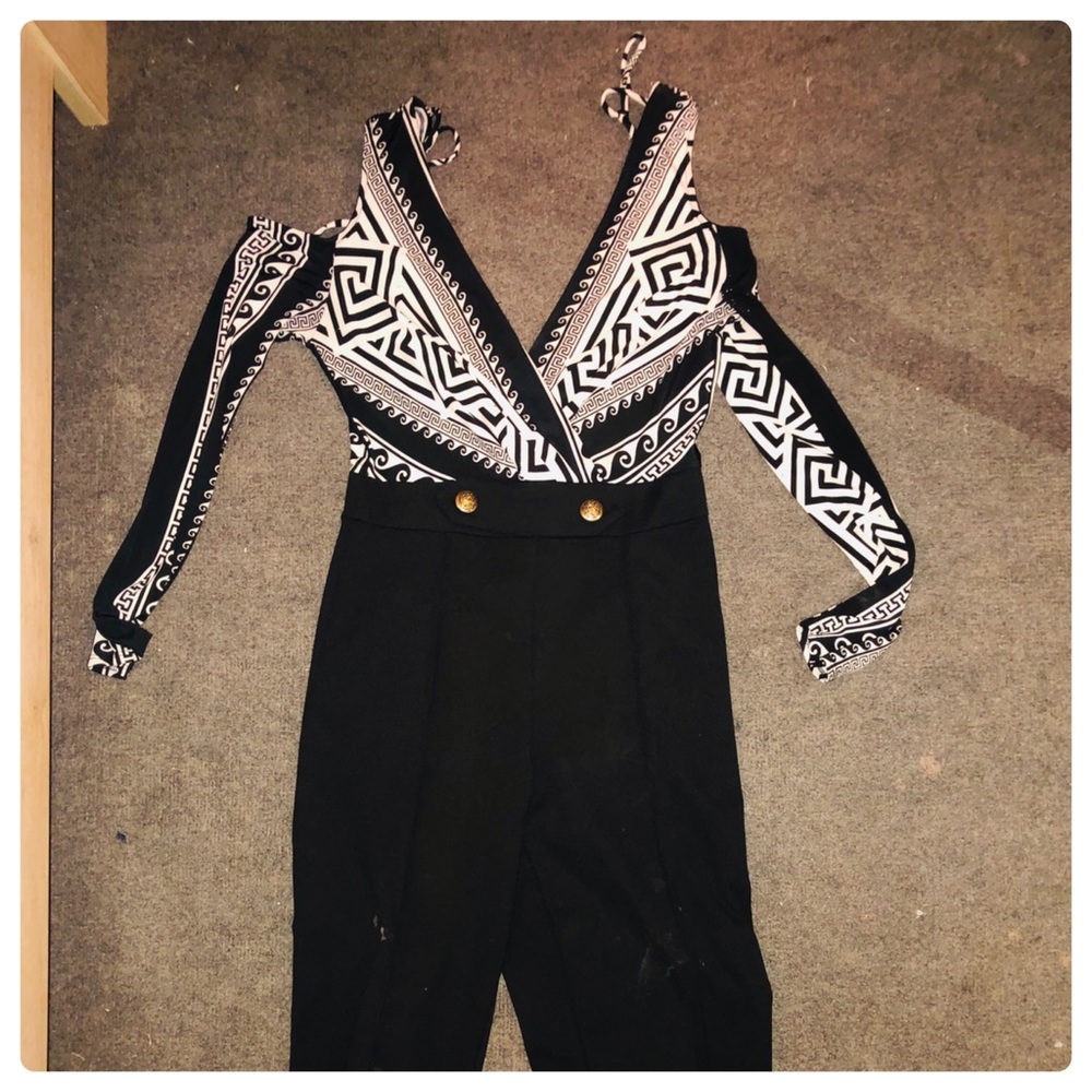 Elegante Romper Black en with